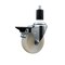 Service Caster 4'' Nylon Swivel 1-1/2'' Expanding Stem Caster with Brake SCC-EX20S414-NYS-PLB-112 - alternate 1